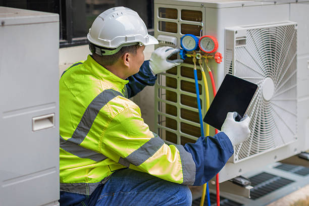 Professional Heat Pump Repair technician working in Sea Isle City, NJ